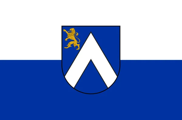 Vlag van Bauska Municipality in Letland — Stockfoto
