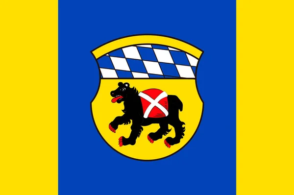 Flag of Freising es una localidad de Alta Baviera, Alemania. — Foto de Stock