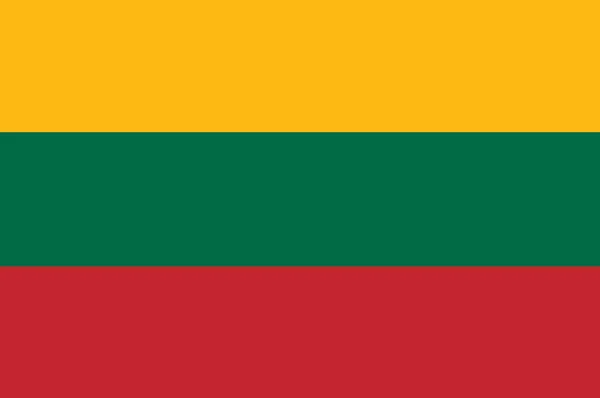 Bandera de lithuania — Foto de Stock