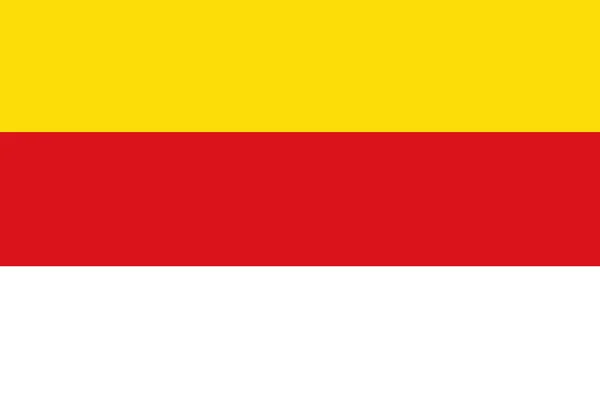 北ライン・ウェストファリアのミュンスターの国旗, ドイツ — ストック写真