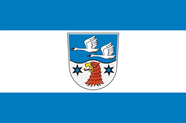Havelland vlajka v Braniborsku, Německo — Stock fotografie