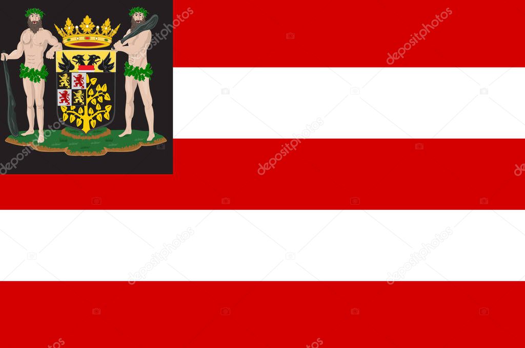 Flag of Hertogenbosch, Netherlands