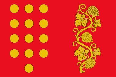 İspanya 'nın Bask ülkesinde Cuadrilla de Anana bayrağı