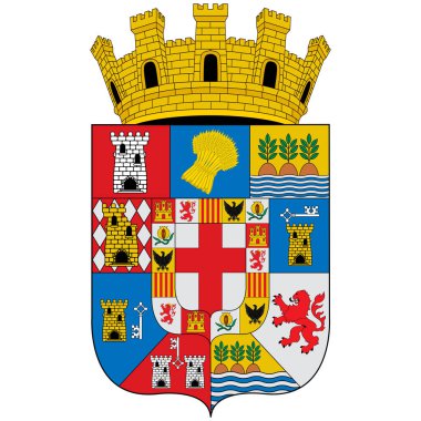 İspanya 'nın Endülüs şehrinde Almerya arması