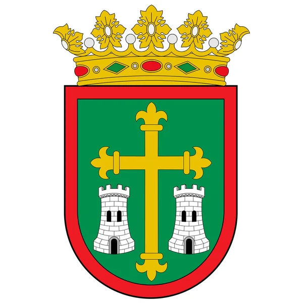 Escudo de Campezo en el País Vasco en España — Vector de stock