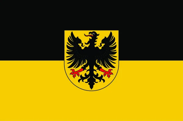 Arnstadtská vlajka v německém Durynsku — Stockový vektor