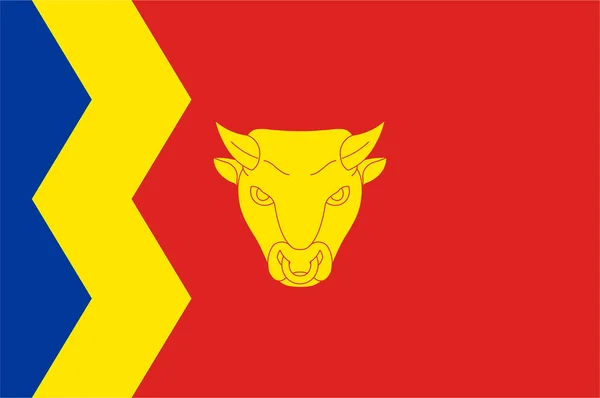 Birminghams flagga i västra Midlands i England — Stock vektor