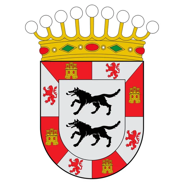 Герб Куадрилья-де-Айяла в Стране Басков в Испании — стоковый вектор