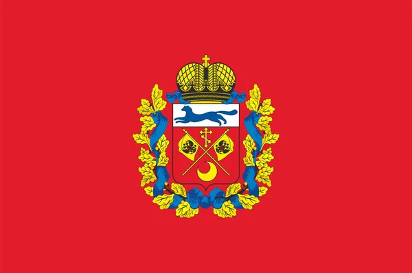 Bandeira Oblast Orenburg Assunto Federal Rússia Ilustração Vetorial —  Vetores de Stock