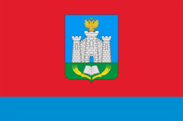 Bandeira Oblast Oryol Assunto Federal Rússia Ilustração Vetorial —  Vetores de Stock