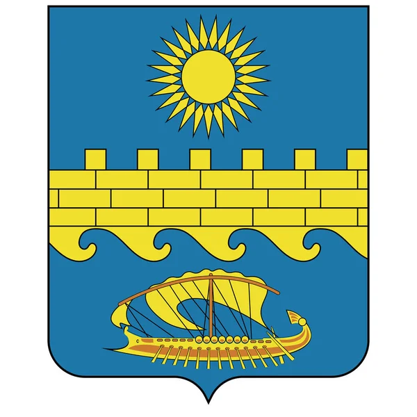 Wappen Von Anapa Ist Eine Stadt Der Region Krasnodar Russland — Stockvektor