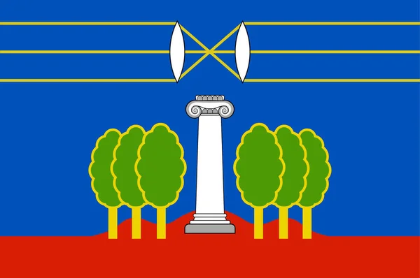 Distrik Bendera Krasnogorsky Adalah Salah Satu Dari Tiga Puluh Enam - Stok Vektor