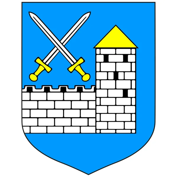 Escudo Armas Del Condado Laane Viru Uno Los Condados Estonia — Vector de stock