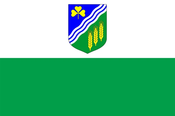 Die Flagge Der Gespanschaft Jogeva Ist Eine Von Gespanschaften Estlands — Stockvektor