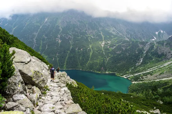 El sendero escénico en los Altos Tatras — Foto de Stock