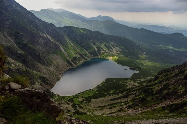 Polonya'da yüksek Tatras dağ manzarası