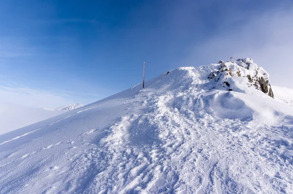 Paisaje invernal en las montañas Tatra —  Fotos de Stock