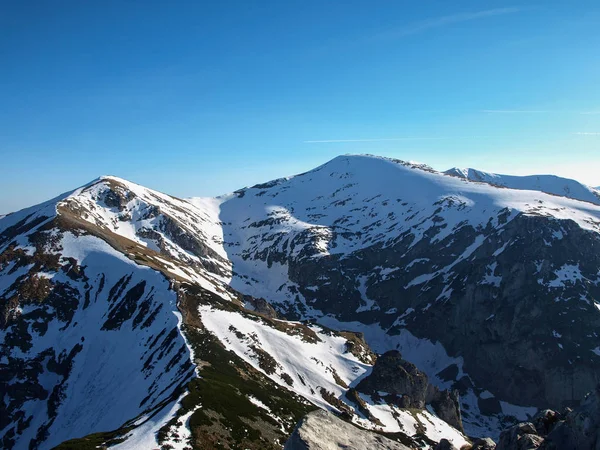 Πανόραμα ορεινό τοπίο την άνοιξη. Tatry — Φωτογραφία Αρχείου