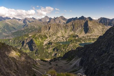 Büyük tepeler Tatra Dağları Panoraması.