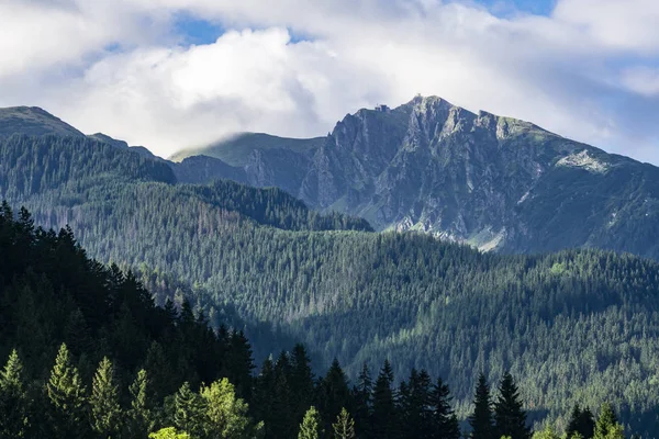 Yaz görünümünü Kasprowy Wierch Batı Tatra Dağları — Stok fotoğraf
