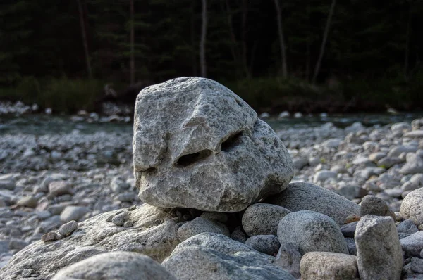 Stones of a mountain river in the High Tatras. — Stock Photo, Image