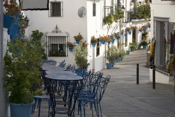 The scenic beauty of street Mijas. Costa del Sol. Andalusia.