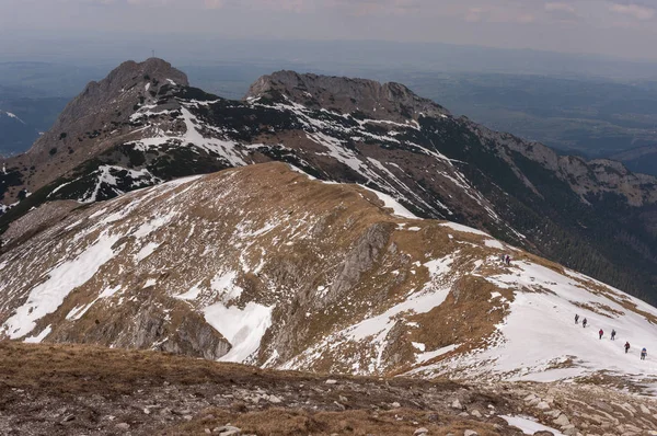 Θέα από την κορυφή Giewont στο δυτικό Tatras. Πολωνία. — Φωτογραφία Αρχείου