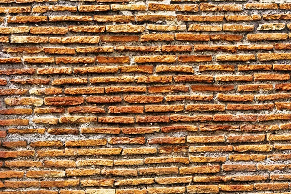 Αρχαίο ρωμαϊκό τείχος σε Ostia Antica — Φωτογραφία Αρχείου