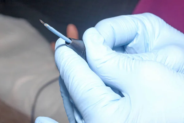 Tel döngü düz elektrot radyo coagulator eklenen