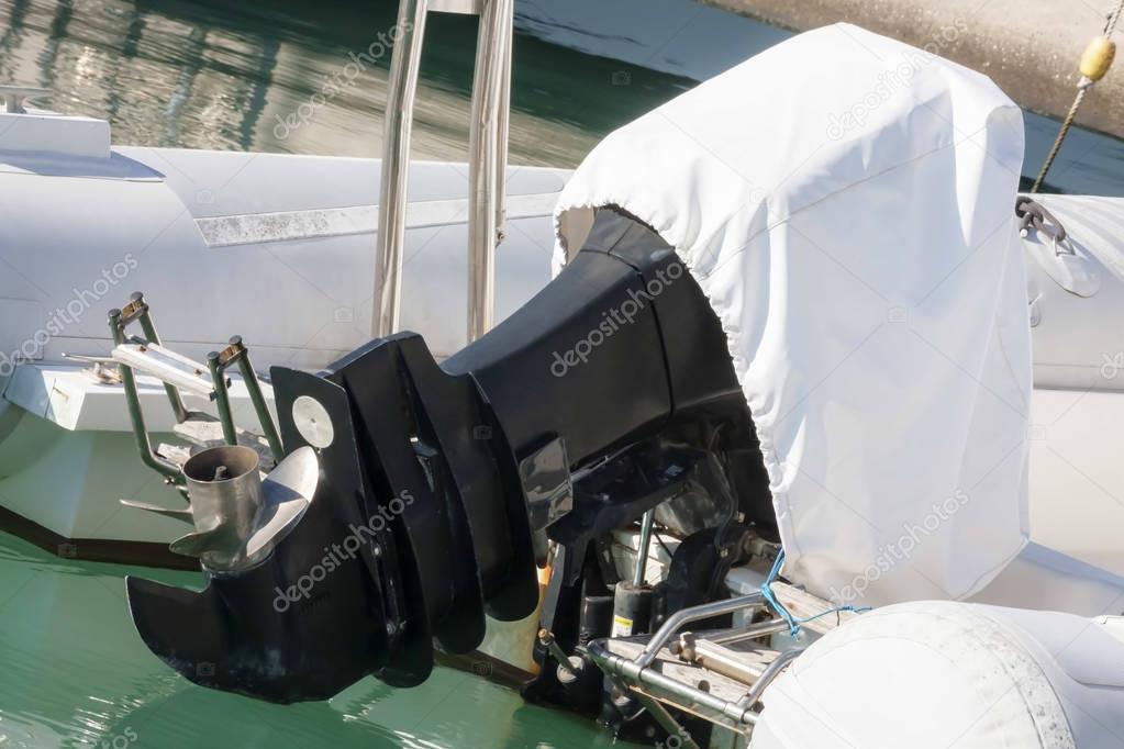 Outboard engine with cover