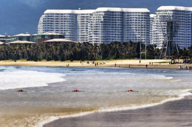 Hainan Shenzhou Peninsula, Çin-13 Şubat 2017: güzel 