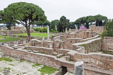 Ostia Antica - Roma - Ita Roma arkeolojik peyzaj