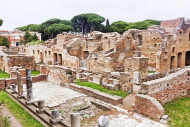 Ostia Antica - Roma - Ita Roma arkeolojik peyzaj