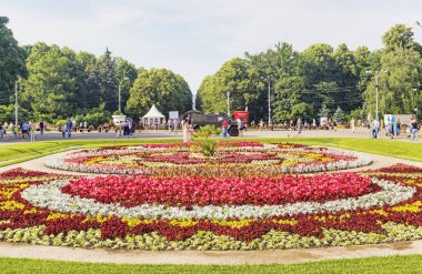 Moscow, Rusya Federasyonu - 2 Ağustos 2017: Sokolniki Park zekâ