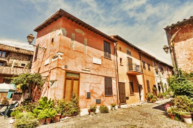 Belirti, ortaçağ köyü, Ostia Antica - Roma, İtalya