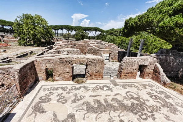 Neptune Roma İmparatorluğu termal Hamamı - frigidarium ve peyzaj