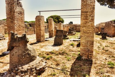 Sarayı Molini lav fırtınasıdır - Ostia Antica - Roma ile-bu