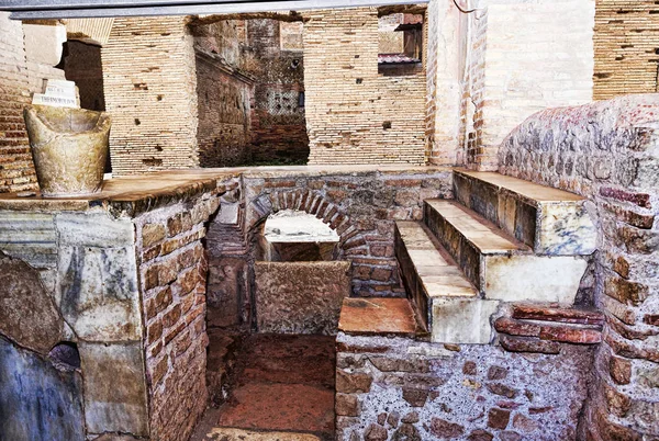 Escavações arqueológicas romanas de Ostia Antica: Interior de t — Fotografia de Stock