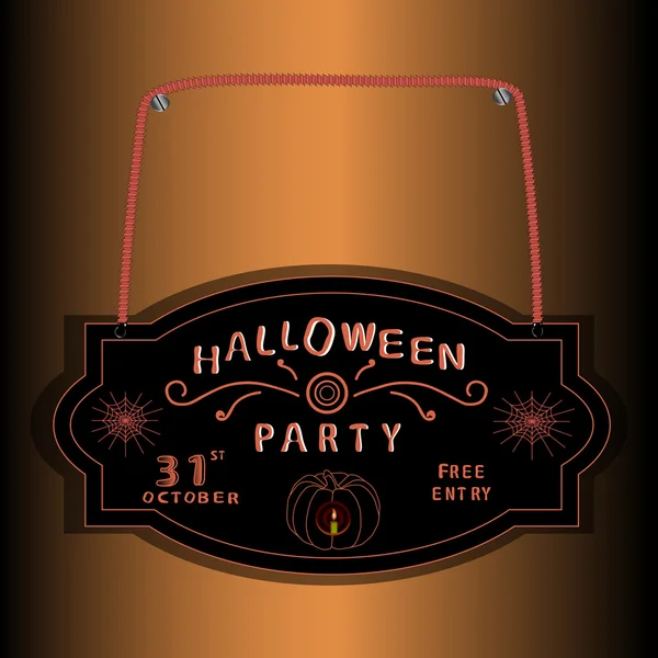 Illustration du logo pour Halloween — Image vectorielle