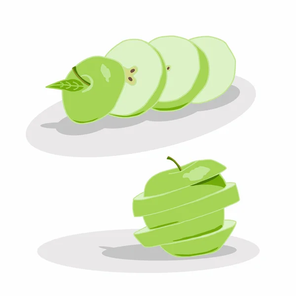 Εικονογράφηση του λογότυπου για την Apple. — Διανυσματικό Αρχείο