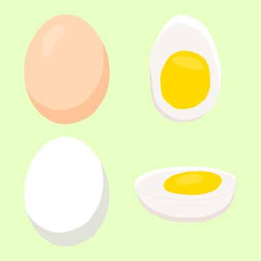 yumurta için logo vektör çizim.