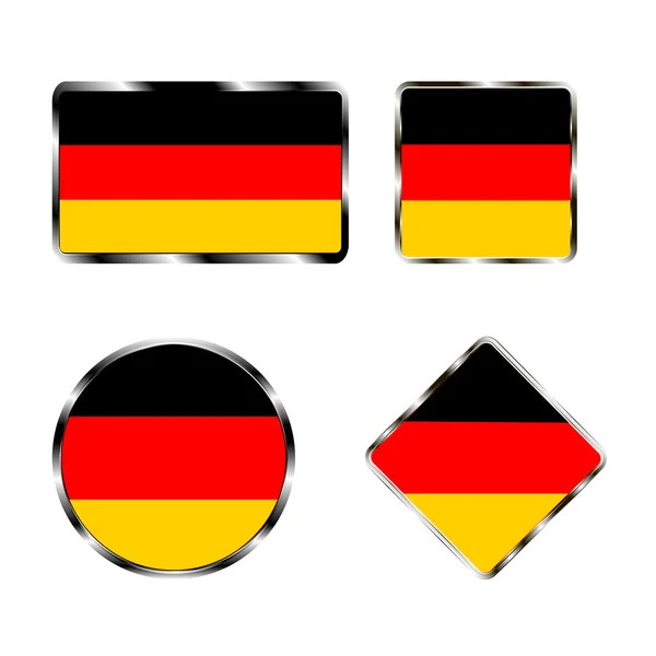 Illustrazione del logo per il paese della Germania — Vettoriale Stock