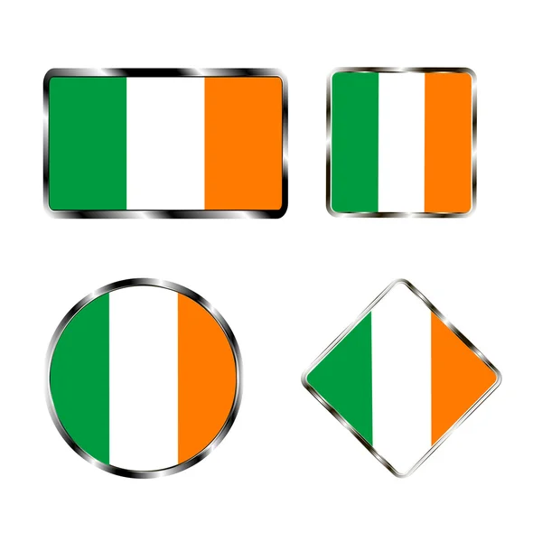 Ilustración del logotipo del país de Irlanda — Vector de stock