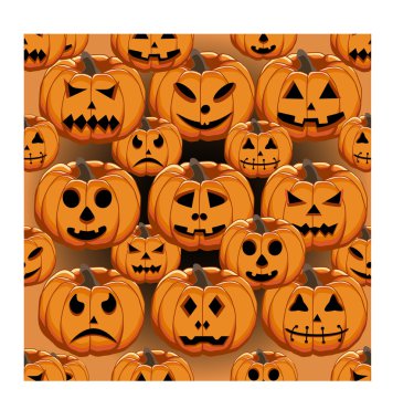 Sarı kabak Cadılar Bayramı için logo