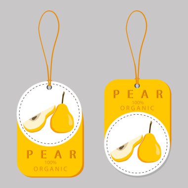 meyve armut, etiket Pazar Tema çizimi