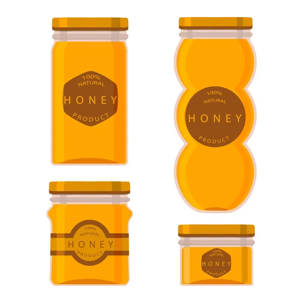 Vectorillustratie van logo voor het thema van honing — Stockvector