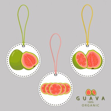 Olgun meyve kırmızı guava