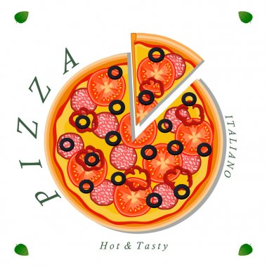 Renkli pizza