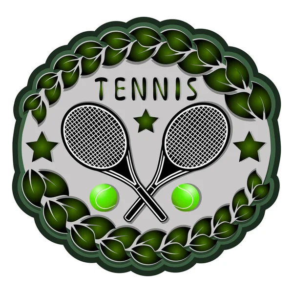 Den tema-tennisen — Stock vektor