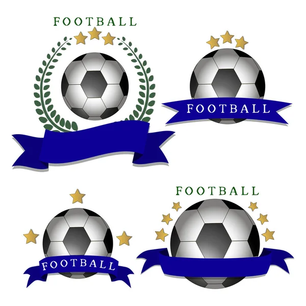 El fútbol temático — Archivo Imágenes Vectoriales